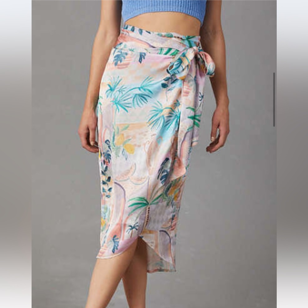 VICI Floral Wrap Skirt